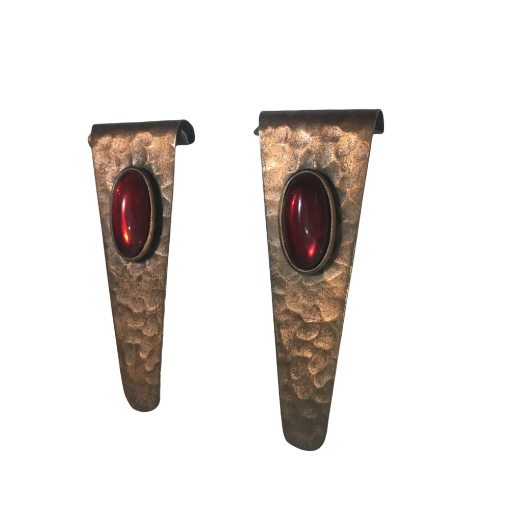 Vintage Hammered Earrings